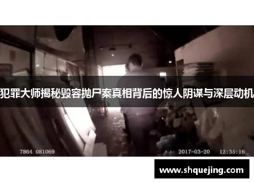 犯罪大师揭秘毁容抛尸案真相背后的惊人阴谋与深层动机