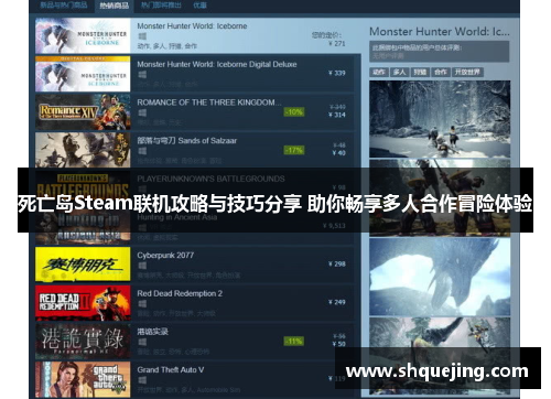 死亡岛Steam联机攻略与技巧分享 助你畅享多人合作冒险体验